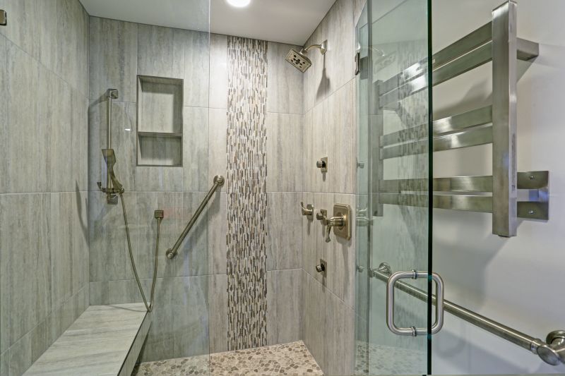 Glass Shower with Frameless Doors
